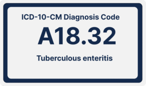 ICD-10-CM Diagnosis Code A18.32:Tuberculous enteritis